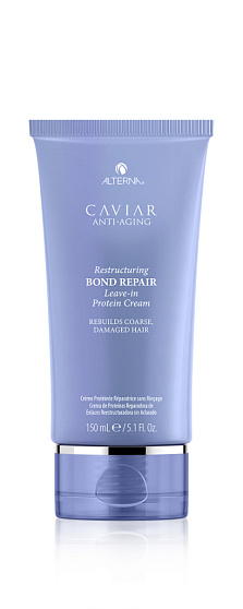 CAVIAR Anti-Aging Restructuring Bond Repair Leave-in Protein Cream/Несмываемый протеиновый крем-"регенерация" для восстановления поврежденных связей в волосах 150мл